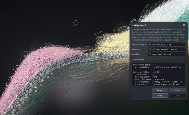 Alignment tool screenshot